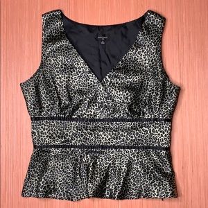 Nine West suit separate peplum tank